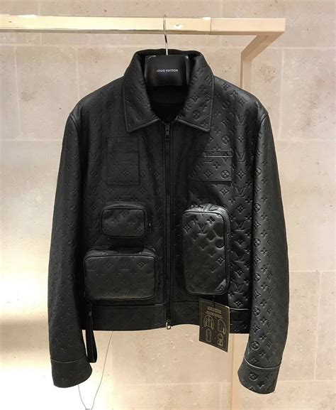 louis vuitton jacket mens black|louis vuitton jacket monogram.